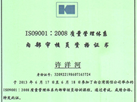 ISO内审员许洋河